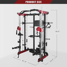Fitness Dreamer Leg Developer Home Gym Smith Linear Bearing Cage Weight Lifting Machine Red
