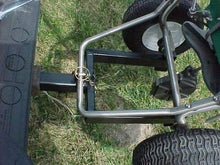 Lesco High Wheel Walk-Behind Fertilizer Spreader Bundle with Rittenhouse Spreader Caddy Green/Black