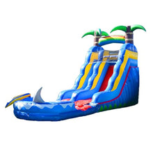 HeroKiddo15ft Shark Commercial Inflatable Water Slide with Blower