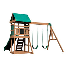 Backyard Discovery Buckley Hill Wooden Swing Set Green