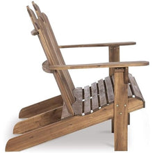 Riverbay Furniture Adirondack Outdoor Loveseat, 52.36" W x 37.4" D x 38.58" H, Solid Wood Acacia, Acorn Brown Finish, Sturdy Classic Design, Indoor/Outdoor Patio or Garden Bench Style Seating