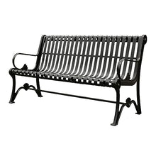 FQMYLTYN Garden Bench,Patio Welcome Bench with Slatted Seat, Outdoor Benches with Backrest, 880 lbs Durable Cast Iron Metal Park Bench, for Lawn Yard Porch Work Entryway (Size : 150x67x83cm)