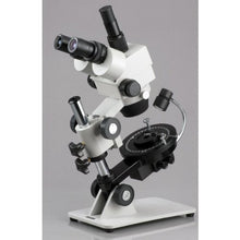 AmScope Digital Trinocular Gemology Stereo Zoom Microscope with 8MP Camera