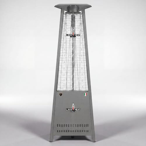 Lava Heat Italia Corsa Collection Patio Heater | Architectural Matte Finish | Corsa Pebble