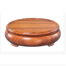 HGIYA Bonsai base Retro Crafts Wooden Display Stand Teapot Table Planter,Sour Branch Wood Round for Table Lamp Pot
