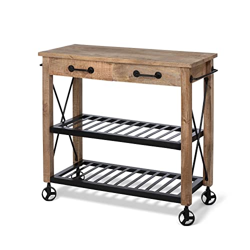 Park Hill Collection Garden Potting Cart Natural