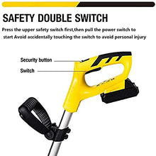 Garden Tiller,Electric Rotavator 5200Mah Lithium Battery Cordless Cultivator with Blades Rotavators for The Garden 65 Manganese Electric Garden Tiller Tiller Rotavator