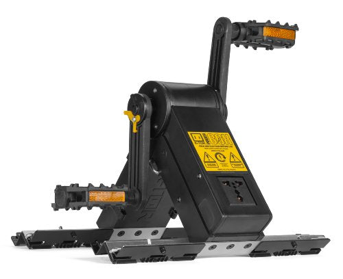 K-TOR Power Box 20 Watt Pedal Generator, Can Charge a 12 Volt Battery, Bundled with Powersteam 12 Volt Charger and Cree Rechargeable Flashlight with Integrated USB