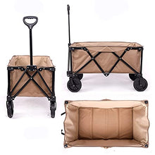 Folding Garden Beach Trolley Outdoor Utility Wagon Garden Trolley Carts Shopping Camping Cart