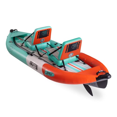 BOTE Zeppelin Aero 12 FT Inflatable Kayak Package Classic Seafoam