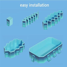 Foldable Dog Pool, Large Pet Bathtub with Reinforced Sidewalls, Portable Pool Indoor Outdoor Backyard(8.5 * 5.4 * 1.8FT)