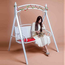 KYTGFH 2 Seater Swing Chair,Swing Hanging Chair,Sun Lounger,for Adults Patio Garden Backyard