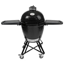 Primo All-in-One Kamado Round Grill with Cradle Shelves, Ash Tool and Lift Black