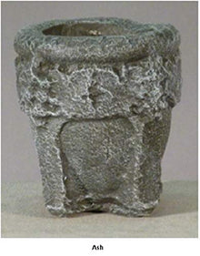 CC Outdoor Living Set of 2 Genoa Urns 30 inch Gray