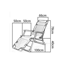 IIPOSAQQ Outdoor Zero Recliner Chair Adjustable Chaise Lounge Chair for Garden Patio Beach Porch Swimming Poolside Supports 200kg with Cushions (Color : Blue)