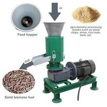 TECHTONGDA 8mm Die Wood Pellet Mill Pelletizer Press Machine Output 132 LBS/H Dual Press Rollers Suitable for Straw Peanut Shells Waste Paper Pellets for Heating & Power Generation 220V