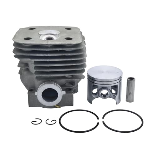 TMLbhSEZ 56mm Cylinder Head Piston Kit Fit for 395 XP 395XP 503993971 Chainsaw Engine Motor Parts 13mm Pin