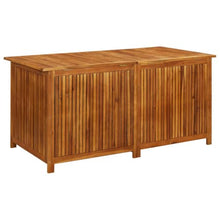 GBCDSWBR Garden Storage Box 59.1x31.5x29.5 in Acacia Wood Patio Bench