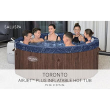 Bestway SaluSpa Toronto Smart AirJet Plus Hot Tub 7 Person Brown