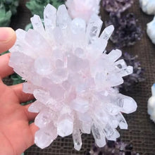 FOTCFATEV Stone White Crystal Clusters Ornament(Size:10pcs)