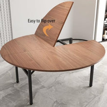 GRRICEPL Wood Round Foldable Table Top Only Large Portable Tabletop