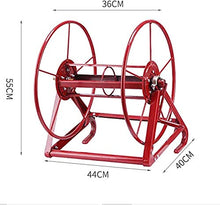 Heavy Duty Metal Garden Hose Reel Cart Water Hose Storage Holder for Yard Plant and Garden (Holds 200M Hose)