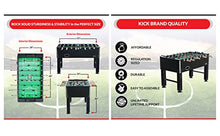 KICK Triumph 55" Foosball Table Black