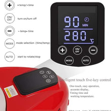 Electric Smokeless Grill with 360° Rotating Oven,Adjustable Timer and Temperature for Indoor and Outdoor Use