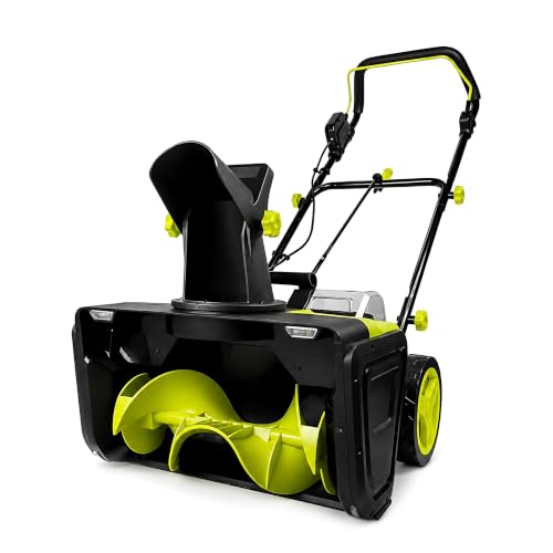 QIUNAOZI Battery Snow Blower, 3500 W Brushless Motor, for Driveway & Patio