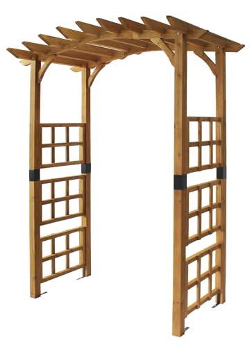 VegTrug Ardleigh Garden Arch, Natural, 72.2" x 43.3" x 88.3"