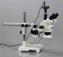 AmScope Digital Trinocular Stereo Zoom Microscope 7X-90X Magnification Clear