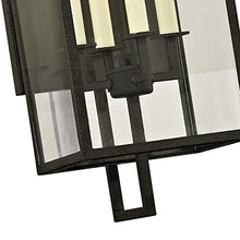 Troy Lighting Beckham 4-Light Wall Sconce | Forged Iron Finish | Made of Hand-Worked Iron | Wet-Rated for Outdoor Use | 8" W x 28.5" H Profile | B6383-FOR