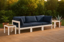 Meridian Furniture 375Navy-S90A Nizuc Collection Modern | Contemporary Outdoor Patio Modular Sofa