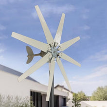 Professional Wind Turbines, 8 Blade Wind Turbines Small Windmill Generator 400W Industrial, Solar and Wind Power Parts and Accessories,48V