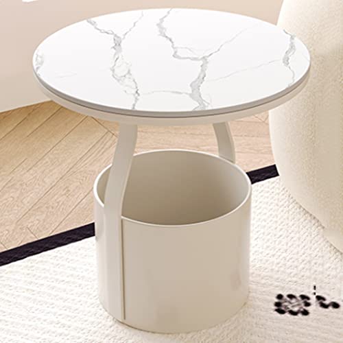 NRFJFOP Sofa Side Table Rock Slab Storage Corner Living Room Sideboard Bedside Removable Small Coffee
