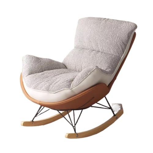 YUQKAI Lazy Person Sofa Double-Sided Rocking Chair Balcony Home Leisure Chair Bedroom Living Room Recliner
