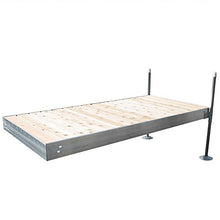Tommy Docks Complete Dock Package 8 FT Aluminum Frame Cedar Decking
