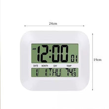 SWDIIWB ABS Household Wall-Mounted Alarm Clock Large Screen Display Indoor Thermometer