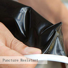 GDMING Flexible Pond Liner, 0.12mm Thickness Pond Skins, PVC Impermeable Plastic Sheeting Waterproof Screen Cloth for Fish Pond Garden Pools, 60 Sizes (Color : Black, Size : 9x9m)