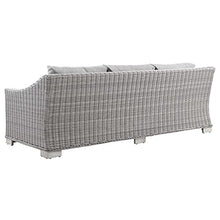 Lounge Sectional Sofa Chair Set, Rattan, Wicker, Grey Gray, Modern, Outdoor Patio Balcony Bistro