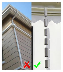 XHsghSEG rain Chain, Stainless Steel Downspout Alternative Outdoor Decoration Multiple Sizes(2 m (6.5ft))