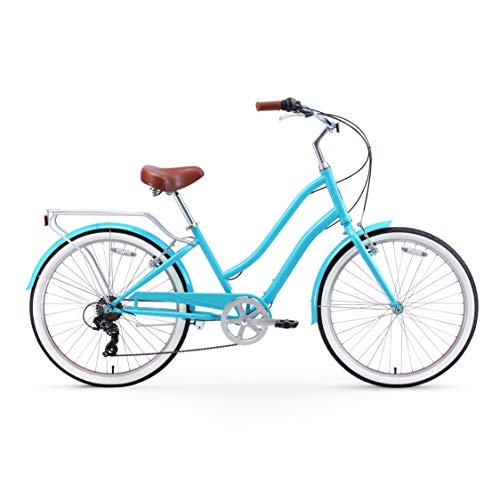 sixthreezero EVRYjourney Steel Women's Step-Through Touring Hybrid Bike Teal
