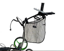 Insanity Golf Electric Golf Trolley with Remote Control, Aluminum Frame, Lithium-Ion Battery - White Cart & Black Wheels
