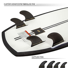 Jet Pilot Freeboard Division Black Flag Wake Surfboard 4ft 4in - EVA Traction Pads Quad (4) Fin, Carbon Fiber Base