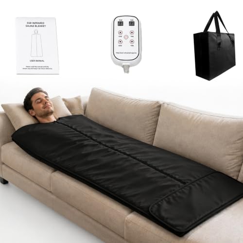 ORIDLECTAL Full Body Infrared Sauna Blanket – Low EMF & Safe