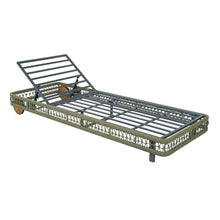 Christopher Knight Home Mina Set Of 4 Chaise Lounge Chair Outdoor With Steel Frame, Patio Outdoor Chaise Lounges with Wheels & Cushion, Adjustable Backrest Lounge Sofa With Rope Accent,Dark Gray+Green