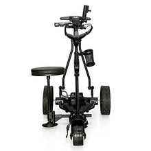 Eagle Caddy Lithium Battery Electric Golf Push Cart with Remote Control Black/Grey