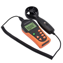 HAYNAH Handheld Anemometer, Airflow Gauge Measures Wind Velocity Temperature (℃/℉) for HVAC CFM,Weather Tester with Wind Chill Backlight Ideal for Windsurfing, Sailing, Fishing, Outdoor Sports