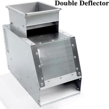 McbeAn Electric Grain Thrower Screening Machine, Bird Feed Blown Shell Splitter, High Efficiency 60-80 Catties/h, Double Drawer, High Speed and Strong Wind, for Millet, Miscellaneous Grains, Melon