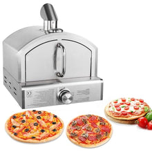12 inch pizzelle maker, Portable Fuel Outdoor Pizza Oven, BBQ Pizza Oven kitchen, Stainless Steel pizza oven, With regulating valve Pizza Stone